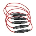 thumbnail image 3 of jiaping 5x Fuse Holder 7 Inches Long 250V Easy to Use Universal 5x20mm 18 Gauge AWG Wire, 3 of 7