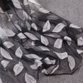 thumbnail image 2 of Guardurnaity Estola de urdimbre para mujer, bufanda larga con estampado de hojas, estilo veraniego Accesorios de disfraces beige, 2 of 2