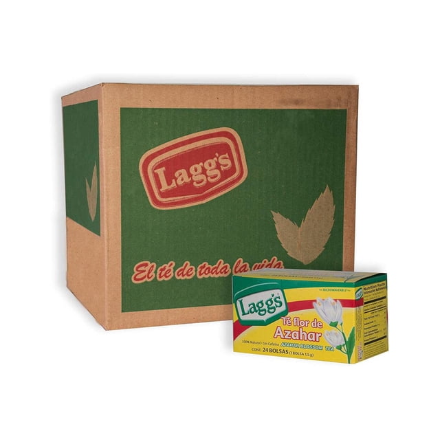 Pack de 18 Té Laggs Flor de Azahar caja de 24 piezas Lagg's 24 piezas