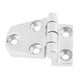 thumbnail image 3 of 2x de puerta lateral corta de material acero inoxidable de grado marino 316 para de 54 x 37 mm Sharpla Bisagra de correa de barco marino, 3 of 8