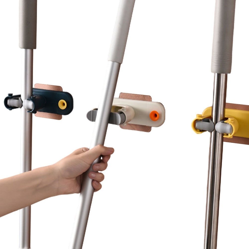 Bathroom Mop Bracket, WallMount Sticker, EasyInstall Strong Burden