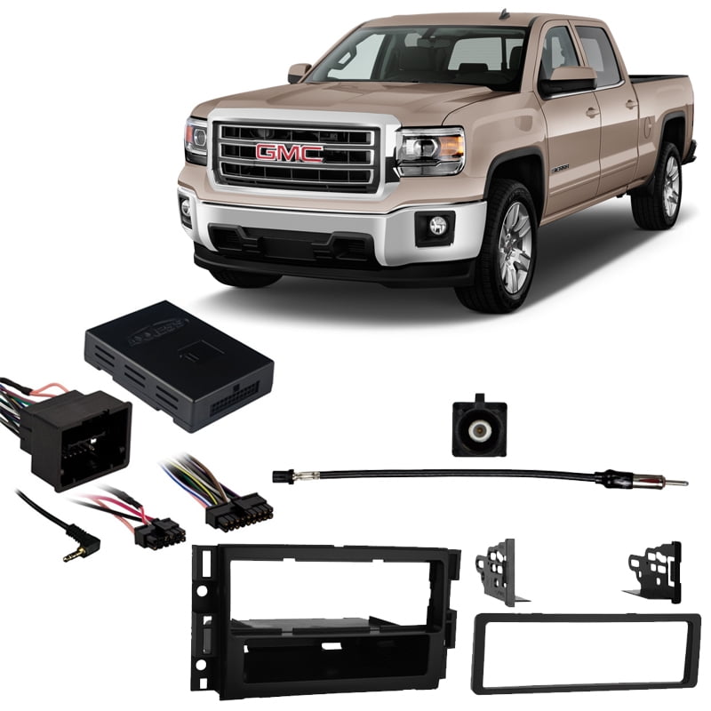 Fits GMC Sierra 2500HD/3500HD 2014 w/ OE NAV SDIN Harness ... radio wiring harnesses walmart 