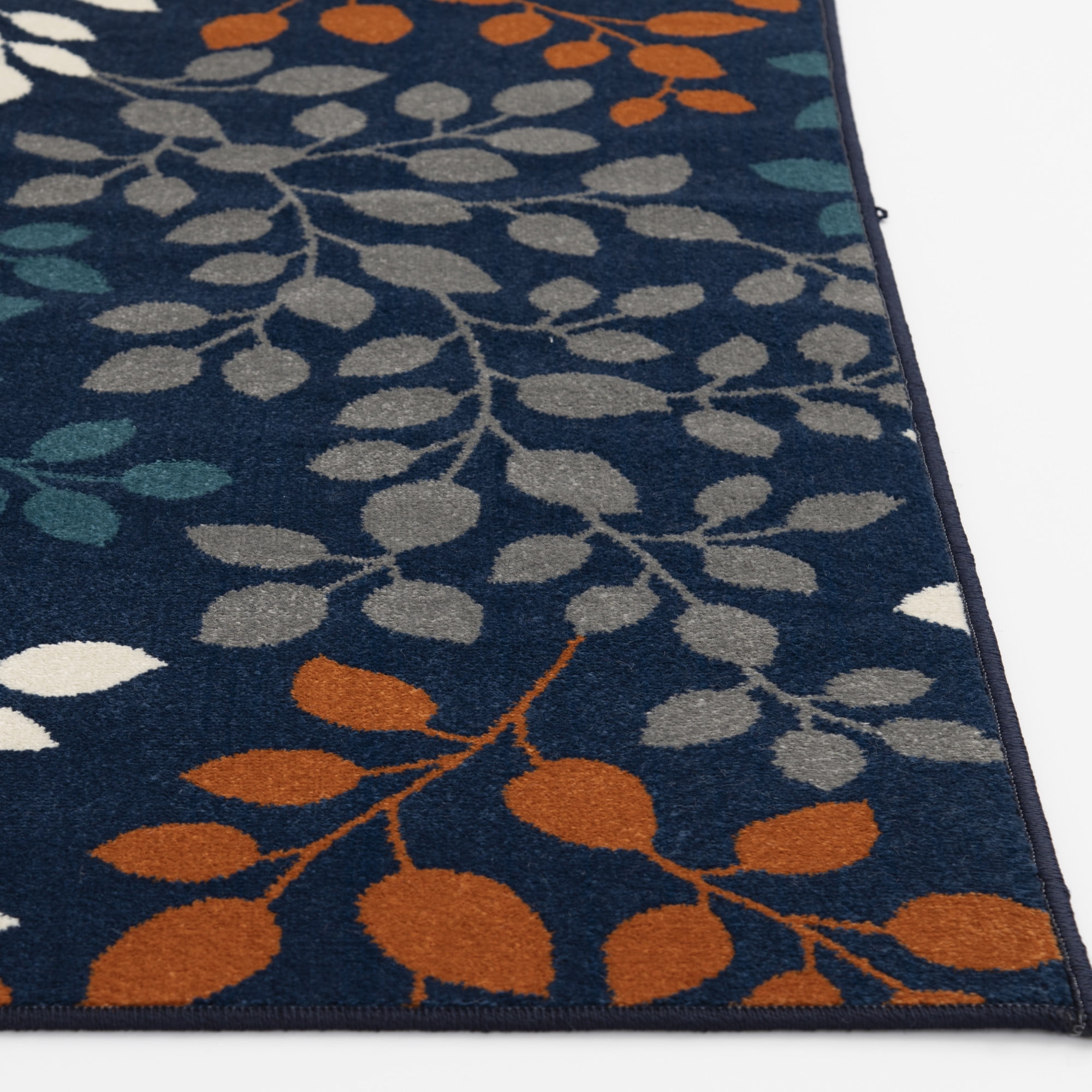 Loomaknoti Terrace Tropic Tiffeni 2' x 3' Floral Indoor/Outdoor Runner Rug , Blue/Gray
