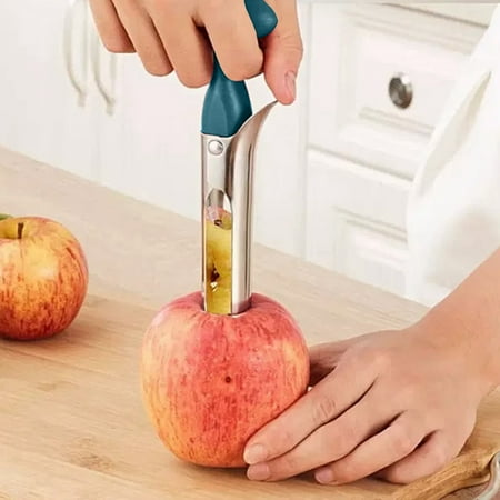 

CHXonu Stainless Steel Fruit Corer Corer Fruit Corer Pulp Separator Easy To Use Tools Convenient For Life. Cheese Holder with Cover Double Cover for Counter Space Must Have Gadgets for Kitchen Wall