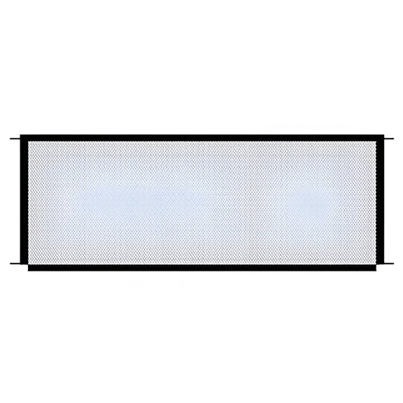 LAMIRO Portable Mesh Polyester Dog Safety Fence with 12 Hooks,70cm Wide