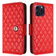 thumbnail image 2 of compatible iPhone 15 Plus Rhombic Texture Flip Leather Phone Case with Lanyard Cheap and fine, 2 of 5