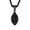 Black, variant on KeyStyle Football Pendant Necklaces for Men Stainless Steel Chain Necklaces for Athlete Sports Lover Jewelry Necklace Father Day Valentine's Day Gift for Men