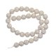 thumbnail image 2 of Perlas Sueltas Perfecl Espaciadoras Howlita Blanca 12mm, 2 of 8