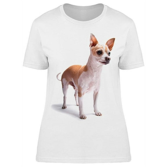 Cute Chihuahua Looking Away T-Shirt Women -Image by Shutterstock, Female x-Large