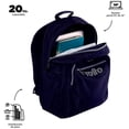 thumbnail image 4 of TOTTO Mochila Escolar Grande para Niña Porta Laptop 14 Repelente a Líquidos | 20 L ACUARELA azul G, 4 of 5