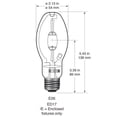 thumbnail image 2 of 6PK - USHIO MH100/U/MED/40/PS 100w 4000K E26 Base PulseStart Metal Halide Bulb, 2 of 2