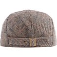 thumbnail image 4 of CoCopeaunts Newsboy Hat Autumn Winter Hat Men Women Plaid Ivy Cap Male Female Artist Painter Beret Hat Adjusted Cabbie Hat, 4 of 7