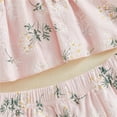 thumbnail image 4 of UAYOTSE Toddler Girl Clothes Summer 6 9 12 18 24 Months 2T 3T 4T Cute Sleeveless Tank Tops With Bow and Ruffled Shorts 2Pcs Outfits Set,Sizes 18-24 Months, 4 of 9