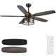 thumbnail image 1 of Ventilador de techo Hounberi Farmhouse de 56 cm con luz y mando a distancia, 1 of 9