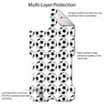 thumbnail image 4 of DistinctInk Custom SKIN / DECAL compatible with OtterBox Commuter for iPhone 11 Pro (5.8" Screen) - Soccer Balls Drawing, 4 of 5