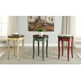 thumbnail image 2 of Furniture of America Vasco Vintage Side Table, Green and Antique Brown, 2 of 2