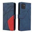 thumbnail image 4 of Compatible Samsung Galaxy A03 Case, Leather Wallet Case Stand View Magnetic Clasp Book Flip Folio Phone Cover - Blue, 4 of 5