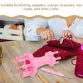 thumbnail image 3 of unbranded 1Jgo Telar De Tejido En Plástico Rosa Para Crear Bufandas Pulseras Y Decoraciones DIY, 3 of 8