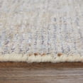thumbnail image 2 of HomeRoots 566215 2 x 3 ft. Floral Hand Woven Distressed Rectangle Area Rug with Fringe, Ivory, Tan & Blue, 2 of 10