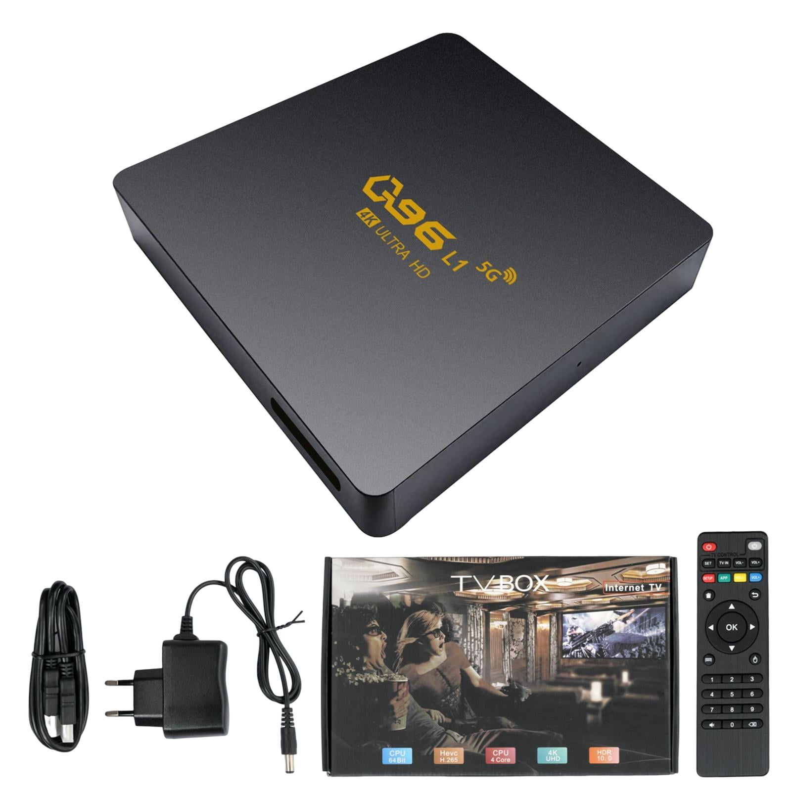Android TV BOX 4K Quad-Core Streaming Rede Media Player 10000 +