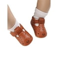 thumbnail image 2 of hirigin Baby Girls Princess Shoes, Soft PU Leather Hollowed Non-slip Bottom Casual Flats Shoes, 2 of 7