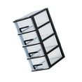 thumbnail image 2 of Cajones de almacenamiento de escritorio Cajones de escritorio para ahorrar espacio Organizador de escritorio con cajones para artículos de tocador 4 capas, 2 of 8