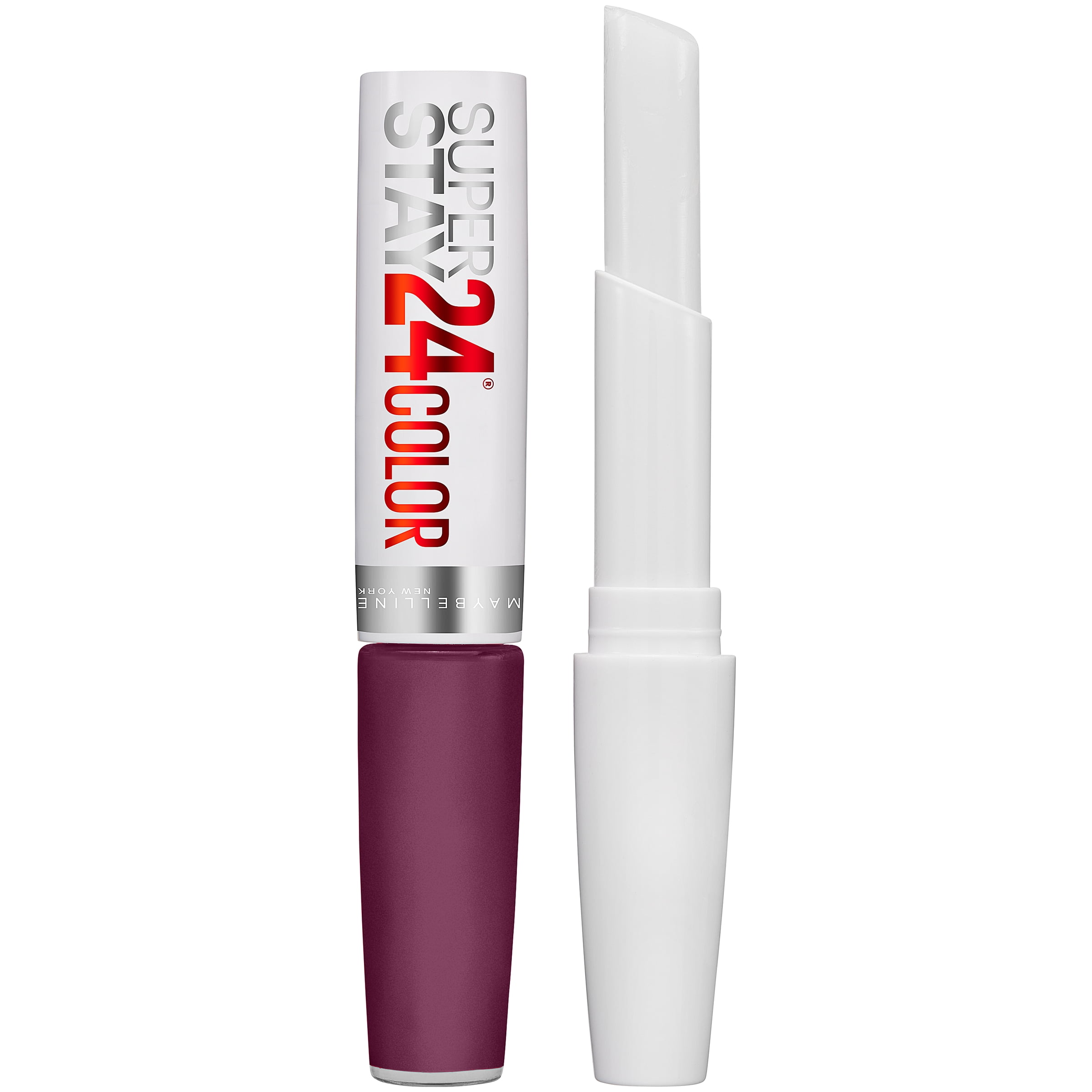 Maybelline SuperStay 24 2-Step Liquid Lipstick, Extreme Aubergine
