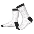 thumbnail image 2 of Disketp Heart Rabbit Unisex Mid-Calf Socks Lightweight Breathable Ventilation Ankle Socks, 2 of 7