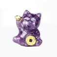 thumbnail image 6 of Export natural crystal glue bring in wealth and treasure cat office desktop gravel ornaments jewelry home decoration gifts for women, 6 of 11