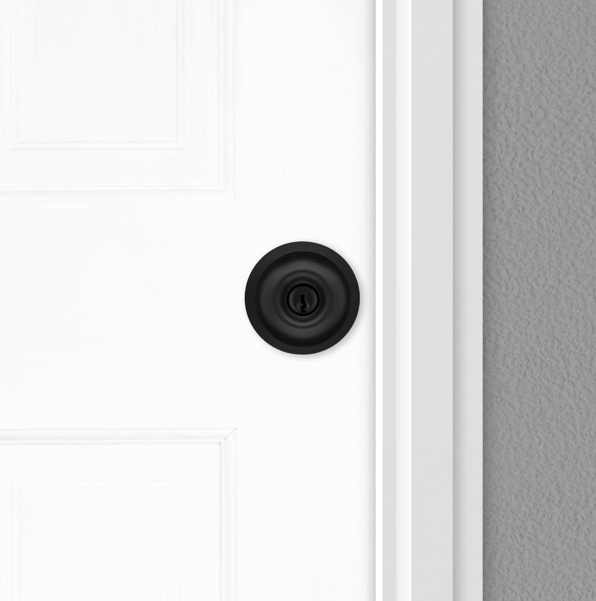 Kwikset SK5000RG-15 Regina Single Cylinder Keyed Entry Door Knob Set - Nickel