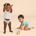 thumbnail image 5 of The Honest Company Clean Conscious Diapers® Up to 100% Leak Protection Designed to Protect Delicate Skin Hypoallergenic + Fragrance Free Space Travel + It's A Pawty, Size 3, 62 Count, 5 of 9