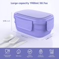 thumbnail image 5 of Boîtes à Lunch Empilables Bento pour Adultes et Enfants. Grande, 5 of 5