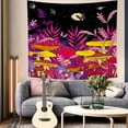thumbnail image 4 of DaShan Red Mushroom Tapestry Wall Hanging,Aesthetic Nature Plant Wall Decor for Bedroom Living Room Dorm,60"Wx50"L, 4 of 6