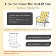 thumbnail image 2 of 2-Pack High Back Outdoor Chair Cushions, Waterproof & Fade-Resistant Tufted Patio Chair Cushion for Rocking Chairs Adirondack Garden Porch Home Office Chair Use - 44" x 22" x 4", 2 of 7