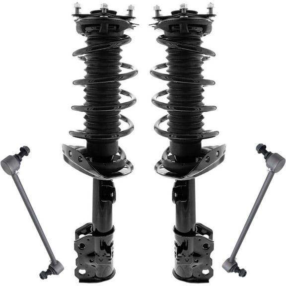 Detroit Axle - 4pc Front Struts Sway Bars for 2015-2016 Honda CR-V, 2 Struts with Coil Springs 2 Sway Bar End Links Suspension Replacement