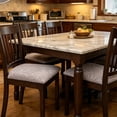 thumbnail image 7 of FEOLGEHLY Leaf Embossed Stretch Polyester Dining Chair Seat Cover, Washable Anti Slip Chair Seat Cushion Slipcover for Home Restaurant Office, 6 Color Options Available(14-21in Chair), 7 of 7