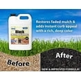 thumbnail image 2 of MulchWorx Black Mulch Color Concentrate- Gallon - Treats 11,200 sq. ft. - Pure Midnight Black Mulch Dye Spray, 2 of 5
