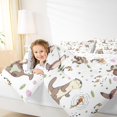 thumbnail image 4 of Homewish Cute Otter Bedding Comforter Set 2pcs for Children Teenagers,Stars Print Twin Comforter Sets Microfiber,Cartoon Animal Koi Fish Breathable Bedding Set,Super Cozy Room Decor,Reversible, 4 of 8