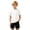 White, variant on TGPMGRZ Swim Shirts for Boys Short Sleeve UPF 50 Rashguard Water Shirts Swimming Pool Blue 4-5 Years