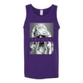 thumbnail image 2 of Wild Bobby, Marilyn Savage Bandana, Streetwear, Men Graphic Tank Top, Purple, 3X-Large, 2 of 4