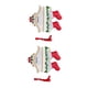 thumbnail image 1 of Colgante de tema navideño ANGGREK 2 Uds Hecho A Mano Resistente A la intemperie, 1 of 7