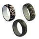 thumbnail image 5 of 3 piezas/paquete de anillos de boda de goma para hombre, anillo Punk con patrón de Chic jinwen Banda del anillo del dedo del silicón, 5 of 8