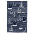 thumbnail image 2 of Liora Manne Capri Sails Indoor/Outdoor Rug Navy 7'6"X9'6", 2 of 2