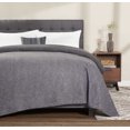 Mainstays Super Soft Fleece Bed Blanket, Gray, Full/Queen