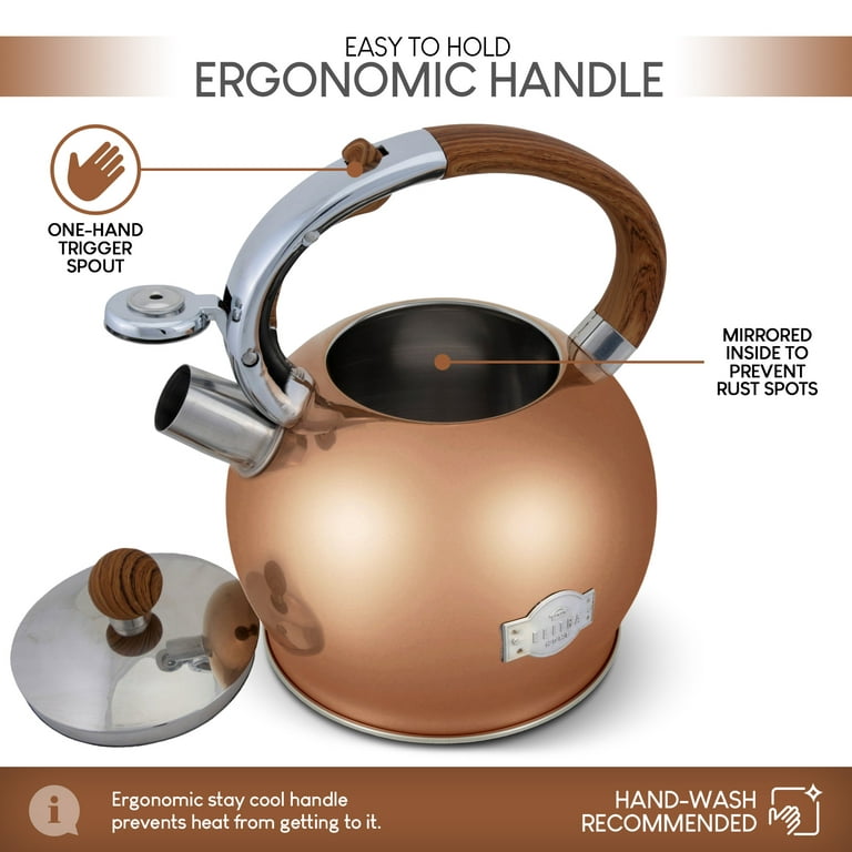 The Perfect Stovetop Tea Kettle: Comparing Stainless Steel, Copper