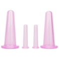thumbnail image 1 of walmeck 4Pcs Silicone Facial Massage Cups Cupping Device, Facial Cupping Set Silicone Cups, Face and Eye Cupping Massage for Face Neck Skin (2 Small&2 Large), 1 of 6