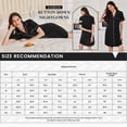 thumbnail image 7 of Avidlove Button Down Nightgowns for Women Short Sleeve Sleep Shirts Notch Collar Pajamas Dress Soft Sleepwear, 7 of 7