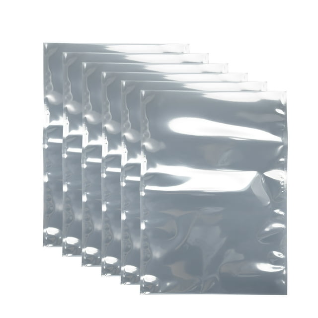 Unique Bargains 10 Pcs Anti Static Bag Shield Shielding Bag, Flat Open Top, 9.8' x 13.8'