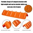 thumbnail image 5 of Flatbed Edge Protectors 8" x 8" x 36", V Shaped Winch Ratchet Straps Plastic Corner Protector for Flatbed Cargo Load, 5 of 8