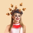 thumbnail image 1 of Xihbxyly Diadema para Fiesta de Halloween, Accesorio para Disfraz Festivo, Diseño Multicolor, Material Abs Cómodo, Ajuste Ajustable, Ideal para Eventos de Terror, Fiestas de Cosplay, Tamaño 28 X 27 C, 1 of 6